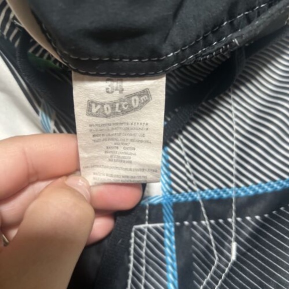 Volcom Annihilator Board Shorts Size 34 Swim Trunks Drawstring NO MESH W Card - Picture 7 of 9